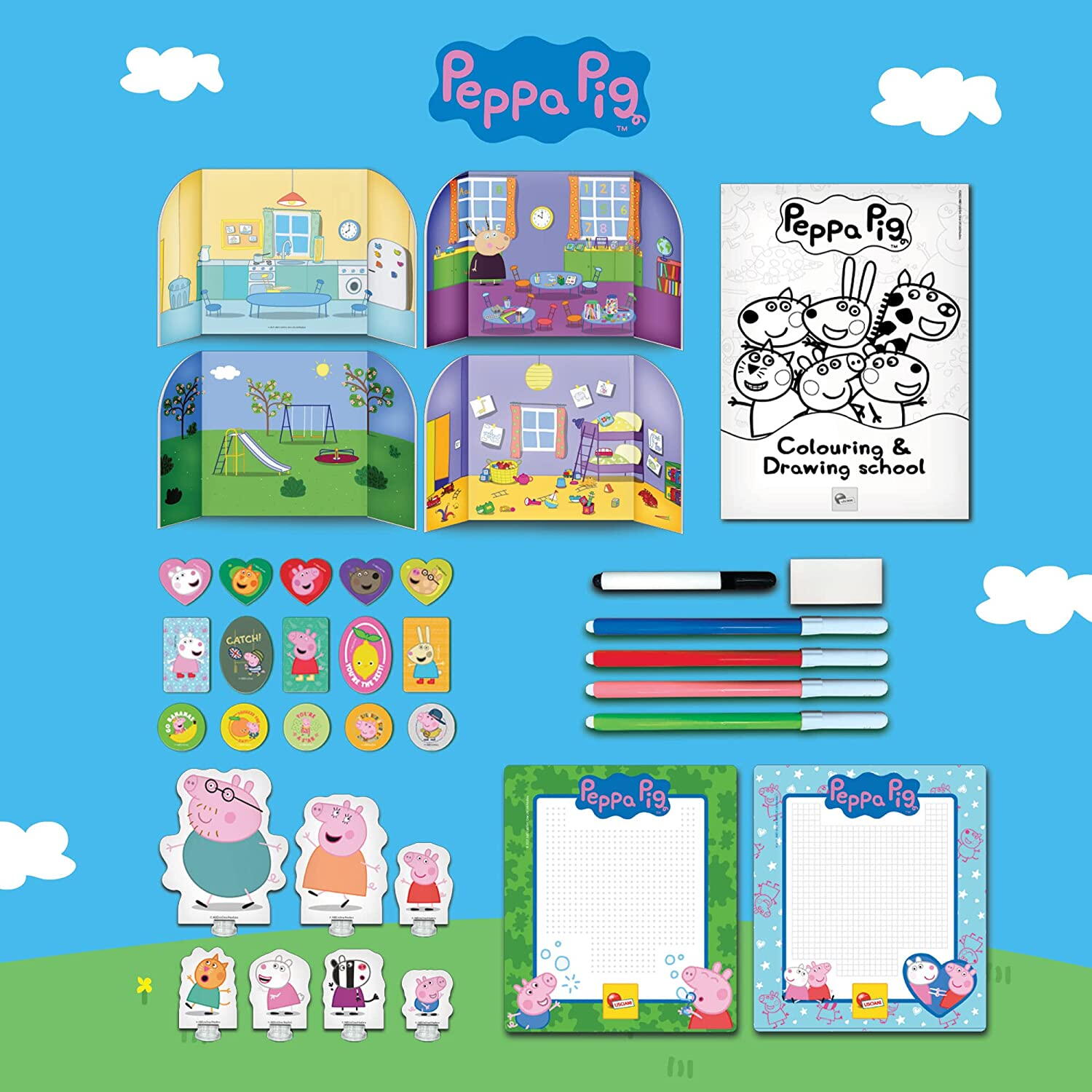 KIT CREATIE CU GHIOZDANEL - PEPPA PIG - LISCIANI (L95841) - Libelula Vesela - Jucarii