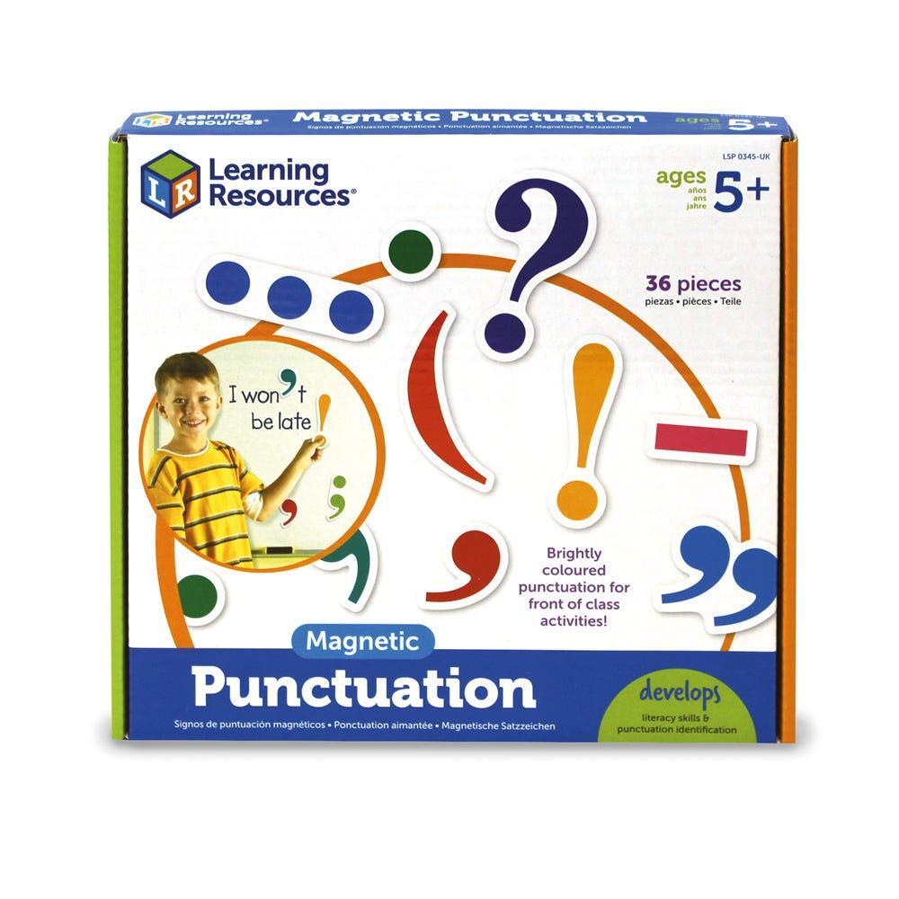 SET MAGNETIC - SEMNE DE PUNCTUATIE - LEARNING RESOURCES (LSP0345-UK) - Libelula Vesela - Jucarii