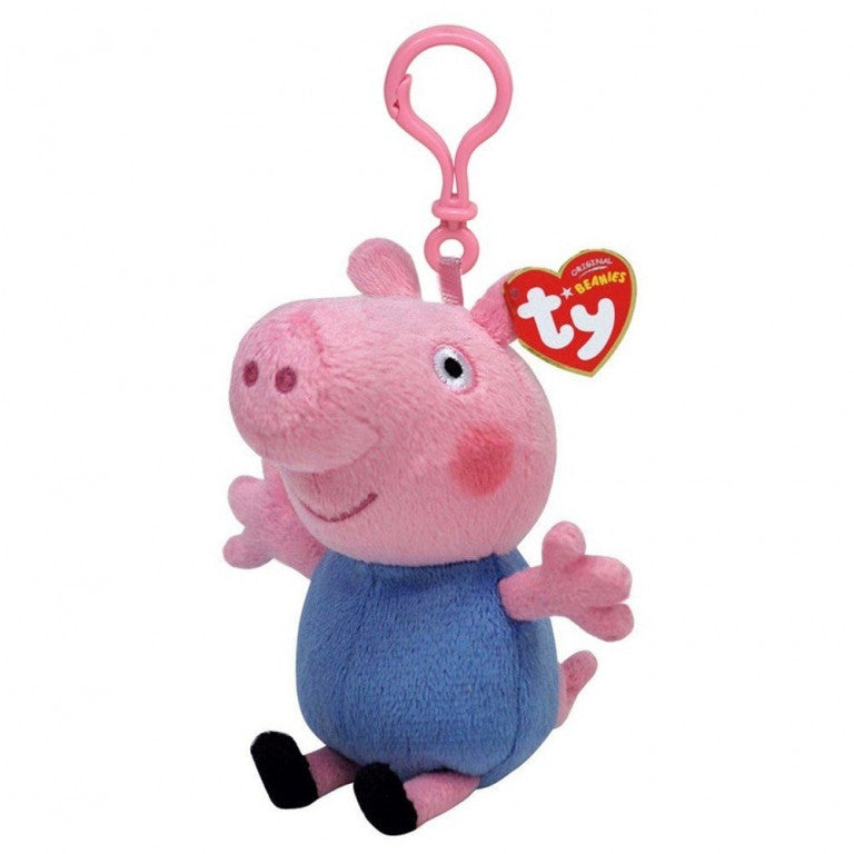 BRELOC PEPPA PIG GEORGE (8.5 CM) - TY (ST9XTY46132) - Libelula Vesela - Jucarii