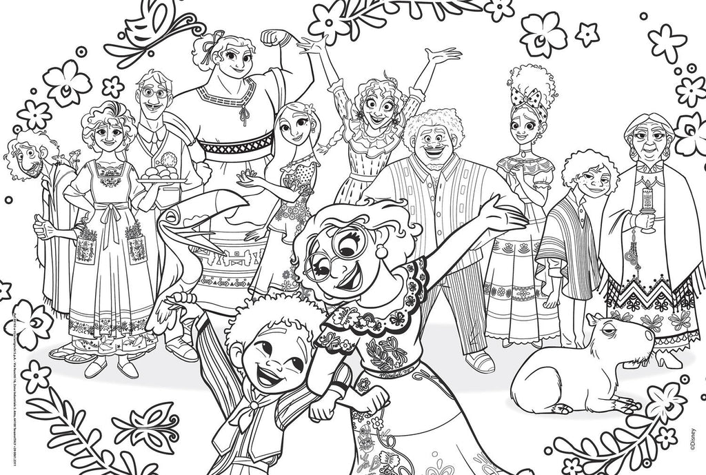 PUZZLE DE COLORAT - ENCANTO (2 X 60 PIESE) - LISCIANI (L98163) - Libelula Vesela - Jucarii