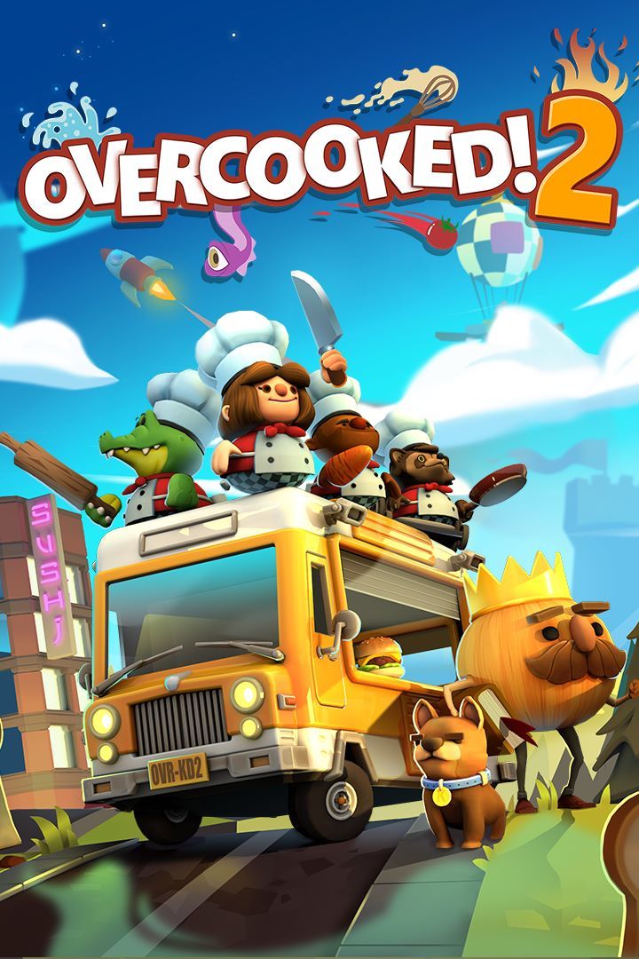 OVERCOOKED! 1 & 2 BUNDLE - STEAM - MULTILANGUAGE - WORLDWIDE - PC - Libelula Vesela - Jocuri video