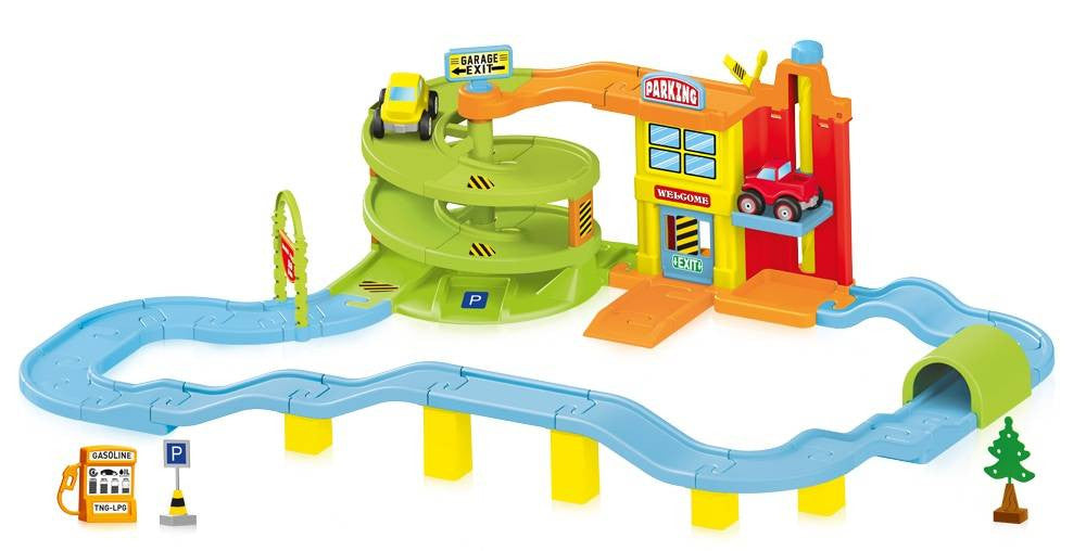 JOC DE CONSTRUCTIE - GARAJ (70 PIESE) - DOLU (D5154) - Libelula Vesela - Jucarii