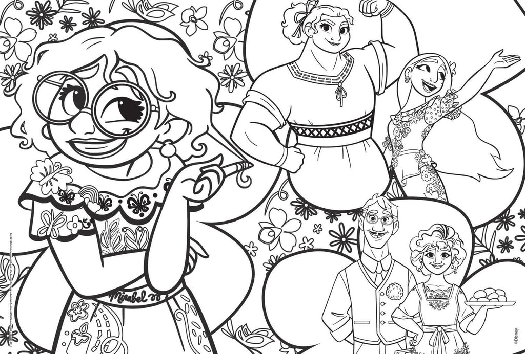 PUZZLE DE COLORAT - ENCANTO (2 X 60 PIESE) - LISCIANI (L98163) - Libelula Vesela - Jucarii