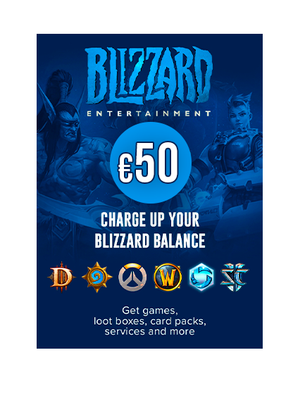 BATTLE.NET EUR 50 GIFT CARD - BATTLE.NET - PC - EU - MULTILANGUAGE - Libelula Vesela - Jocuri video