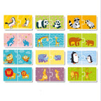 DUO PUZZLE - MAMA SI PUIUL (2 PIESE) - DODO (DO300150) - Libelula Vesela - Jucarii