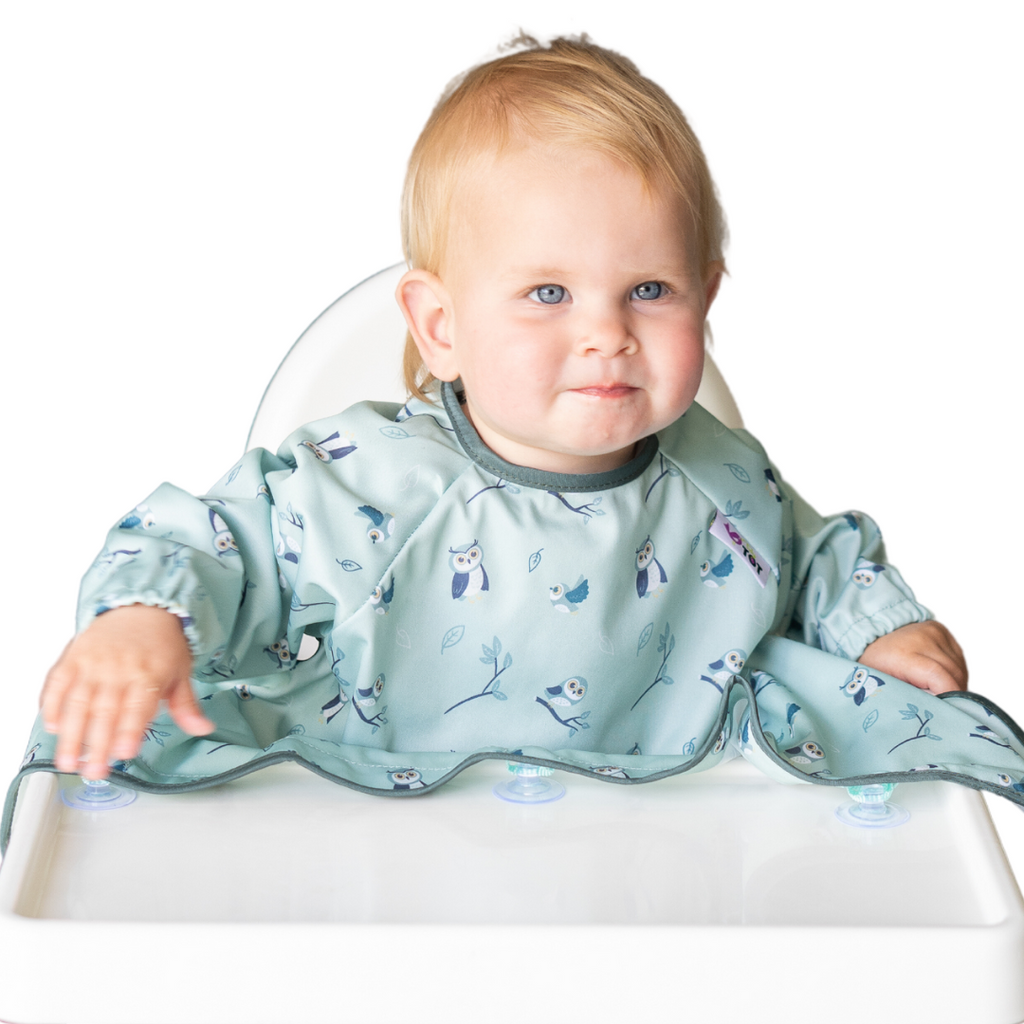 BAVETA CU MANECI SI VENTUZE - BUFNITE - TIDY TOT (CCOW) - Libelula Vesela - Puericultura