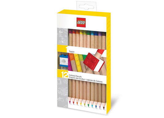 SET 12 CREIOANE COLORATE LEGO  - LEGO (52064) - Libelula Vesela - Articole pentru scoala
