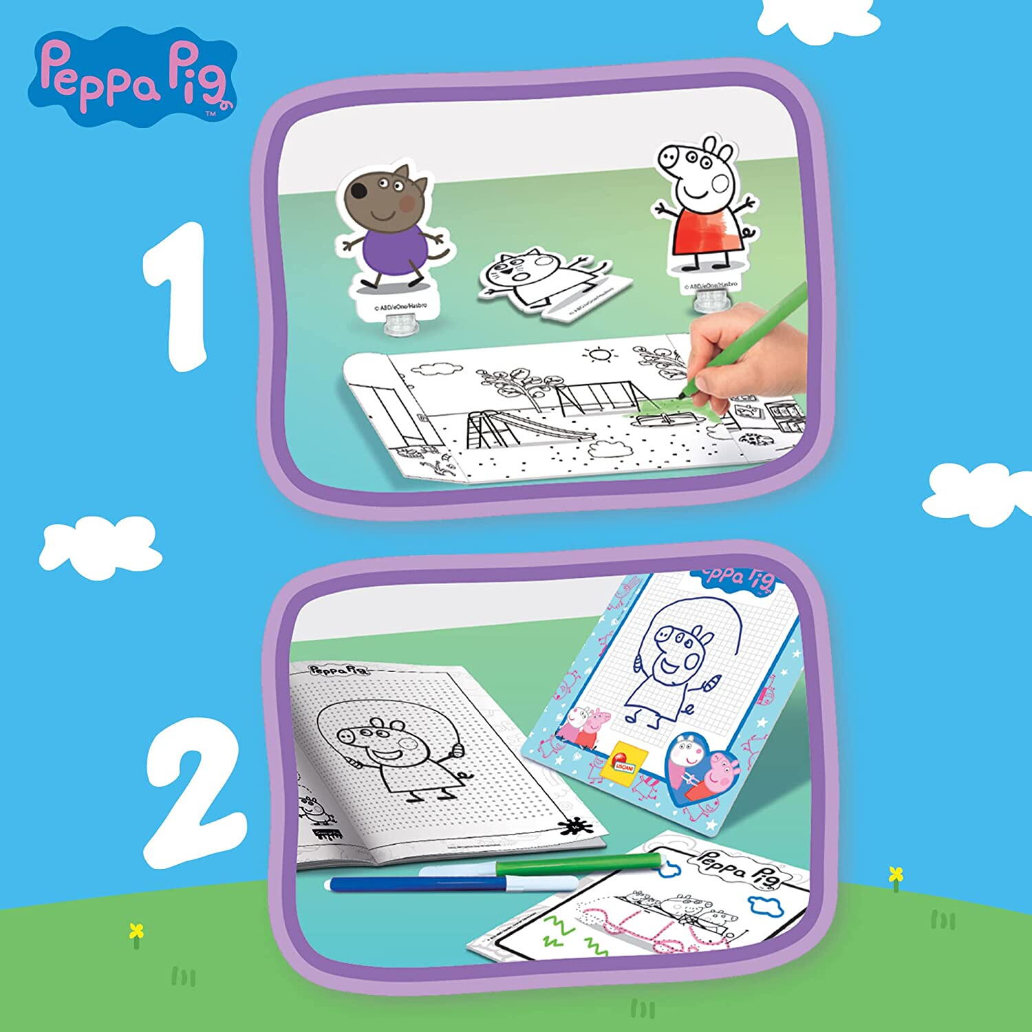 KIT CREATIE CU GHIOZDANEL - PEPPA PIG - LISCIANI (L95841) - Libelula Vesela - Jucarii