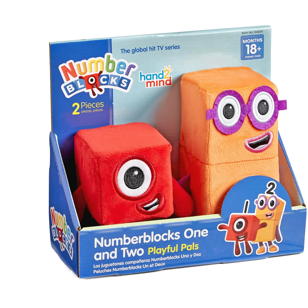 SET MASCOTE DIN PLUS NUMBERBLOCKS - UNU & DOI - HAND2MIND (HM94554-UK) - Libelula Vesela - Jucarii