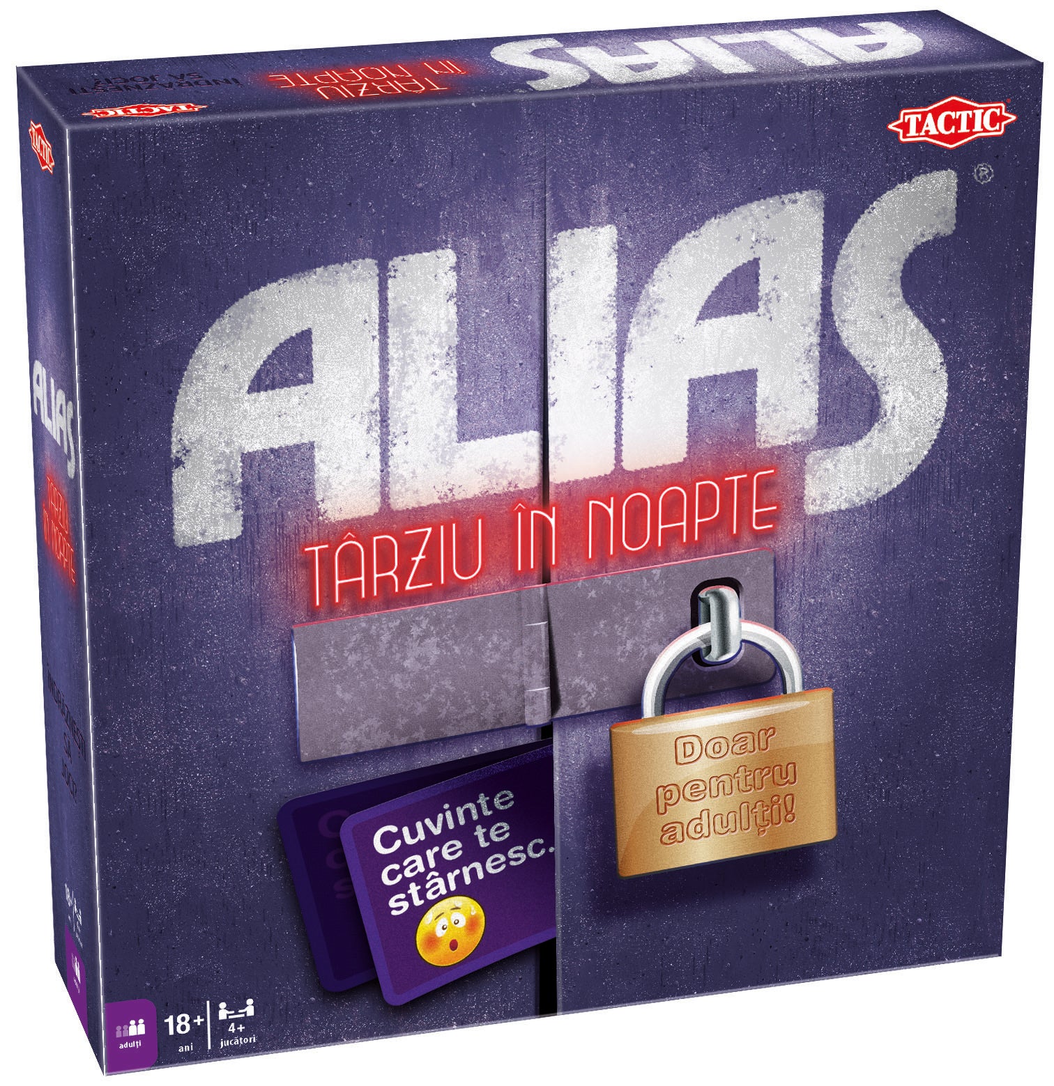 JOC DE SOCIETATE ALIAS TARZIU IN NOAPTE - TACTIC GAMES (55716) - Libelula Vesela - Jucarii