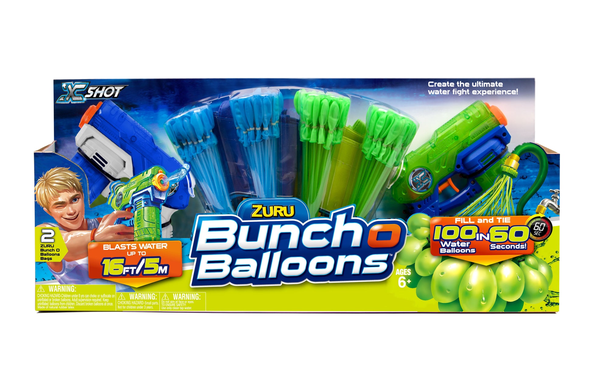 BALOANE CU APA "Bunch O Balloons" X-Shot - ZURU (5601) - Libelula Vesela - Jucarii