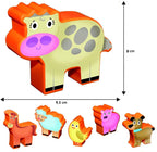 PUZZLE DE PODEA - DISTRACTIE LA FERMA (12 PIESE) - LISCIANI (L67848) - Libelula Vesela - Jucarii