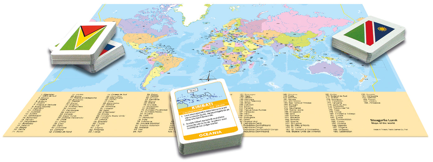 JOC DE SOCIETATE STEAGURILE LUMII - TACTIC GAMES (58115) - Libelula Vesela - Jucarii