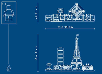 PARIS - LEGO ARCHITECTURE - LEGO (21044) - Libelula Vesela - Jucarii