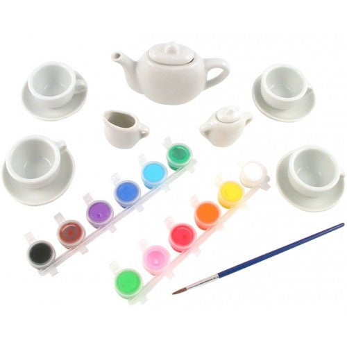 SET CERAMICA: PICTEAZA UN SET DE CEAI (A3975K) - Libelula Vesela - Jucarii