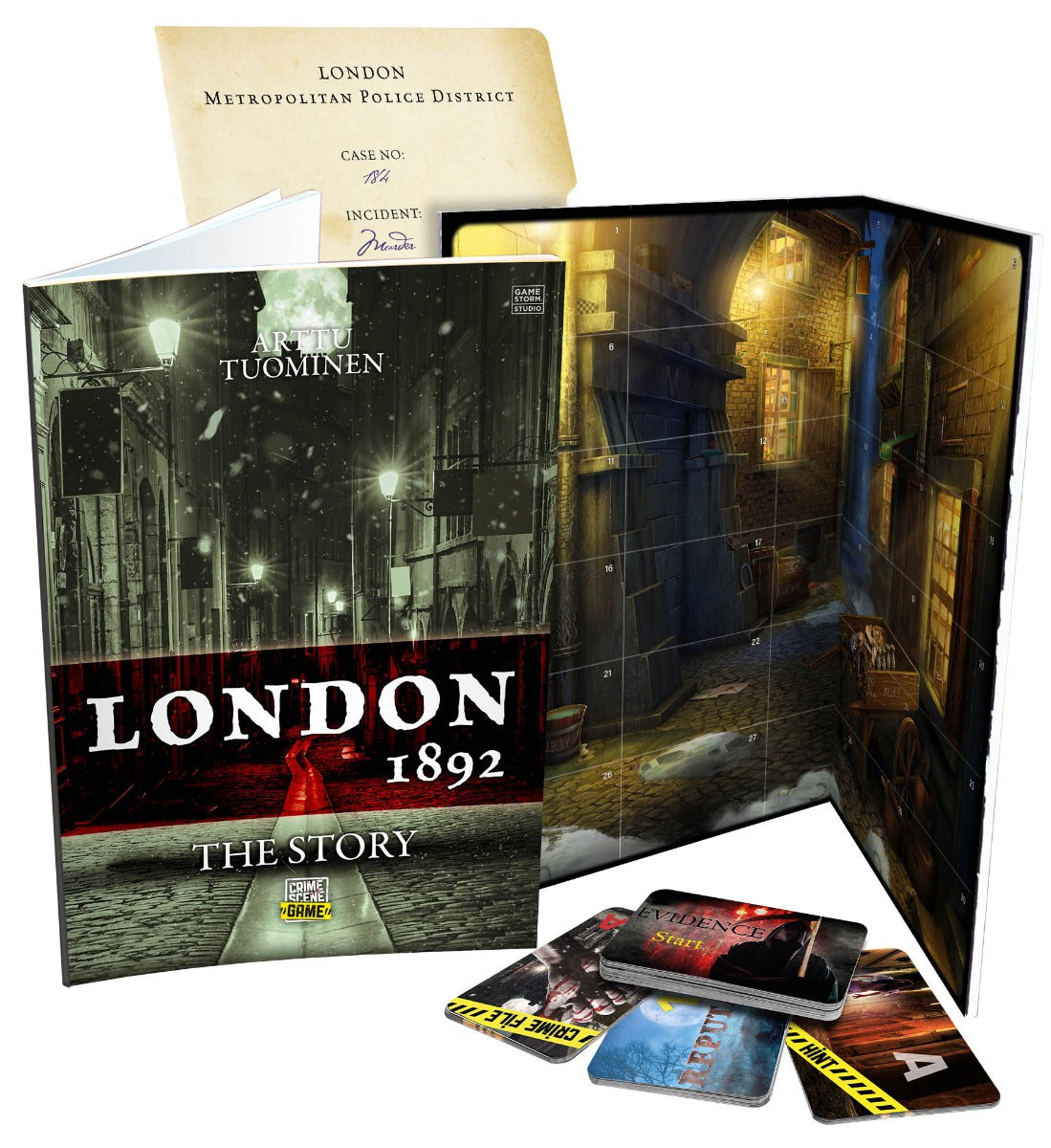 CRIME SCENE LONDON - TACTIC GAMES (58621) - Libelula Vesela - Jucarii