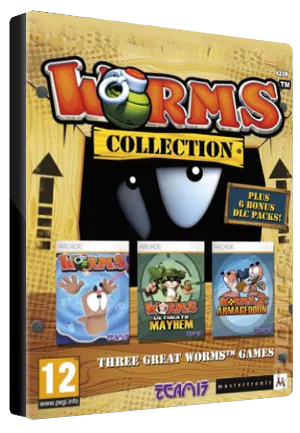 WORMS COLLECTION - PC - STEAM - MULTILANGUAGE - WORLDWIDE - Libelula Vesela - Jocuri video