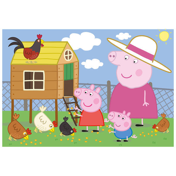 PUZZLE - PEPPA PIG - PUISORII (24 PIESE) - DINO TOYS (351615) - Libelula Vesela - Jucarii