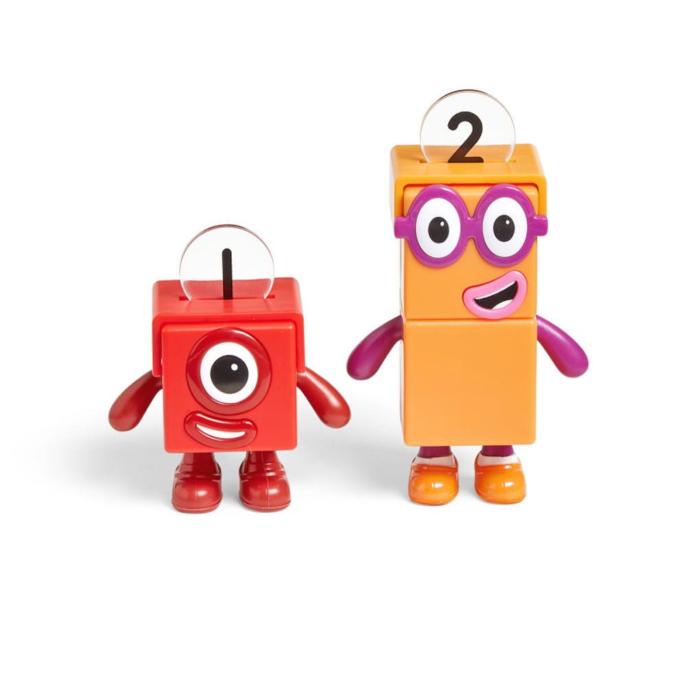 SET FIGURINE NUMBERBLOCKS - AVENTURI PE BICICLETA CU UNU & DOI - HAND2MIND (HM95354-UK) - Libelula Vesela - Jucarii