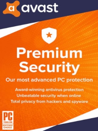 AVAST PREMIUM SECURITY 2021 KEY (1 YEAR / 1 PC) - OFFICIAL WEBSITE - PC - WORLDWIDE - MULTILANGUAGE - Libelula Vesela - Software
