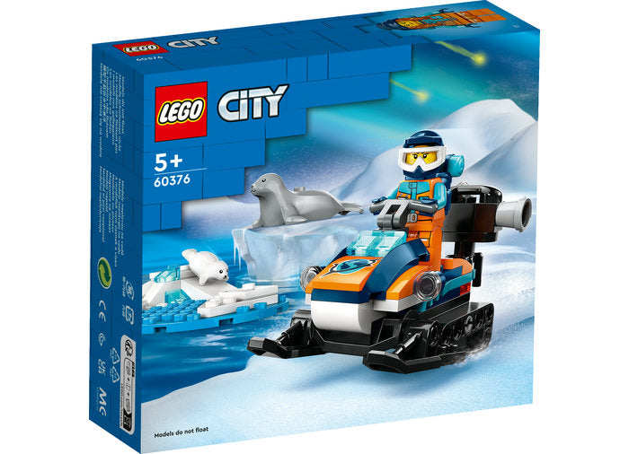 SNOWMOBIL PENTRU EXPLORARI ARCTICE - LEGO CITY - LEGO (60376) - Libelula Vesela - Jucarii