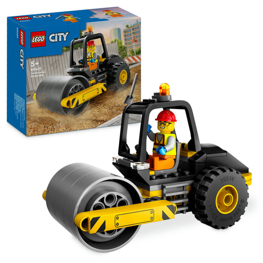 CILINDRU COMPACTOR DE SANTIER - LEGO CITY - LEGO (60401) - Libelula Vesela - Jucarii