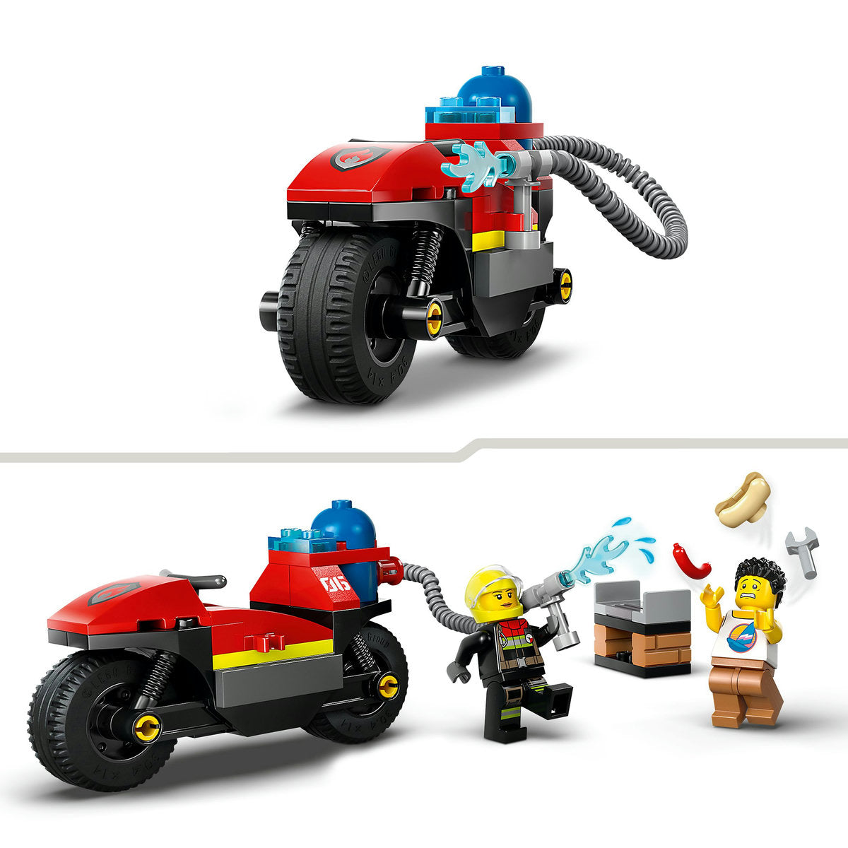 MOTOCICLETA DE POMPIERI - LEGO CITY - LEGO (60410)