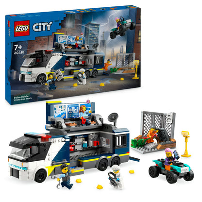 LABORATOR MOBIL DE CRIMINALISTICA - LEGO CITY - LEGO (60418) - Libelula Vesela - Jucarii