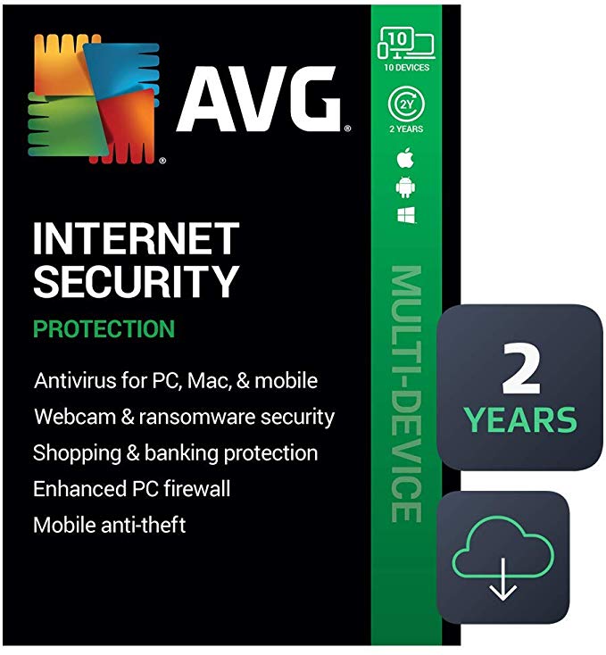 AVG INTERNET SECURITY (1 USER, 2 YEARS) - OFFICIAL WEBSITE - MULTILANGUAGE - WORLDWIDE - PC - Libelula Vesela - Software