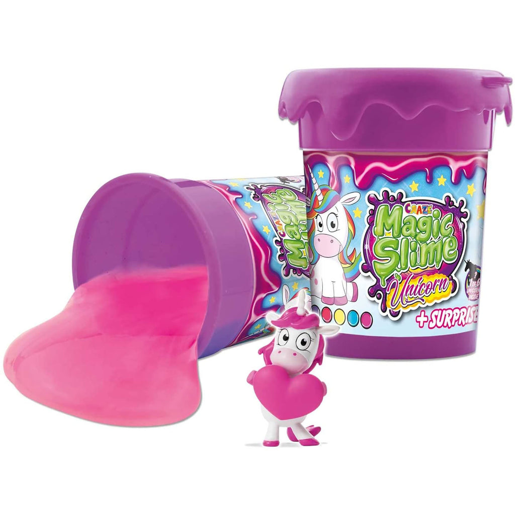 CRAZE SLIME MAGIC CU SURPRIZA - UNICORN - CRAZE (CRZ35627) - Libelula Vesela - Jucarii
