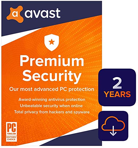 AVAST PREMIUM SECURITY (1 DEVICE, 2 YEARS) - OFFICIAL WEBSITE - MULTILANGUAGE - WORLDWIDE - PC - Libelula Vesela - Software