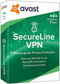 AVAST SECURELINE VPN (5 DEVICES, 2 YEARS) - OFFICIAL WEBSITE - MULTILANGUAGE - WORLDWIDE - PC - Libelula Vesela - Software