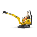 MICRO EXCAVATOR JCB 8010 CTS SI MUNCITOR - BRUDER (62002) - Libelula Vesela - Jucarii