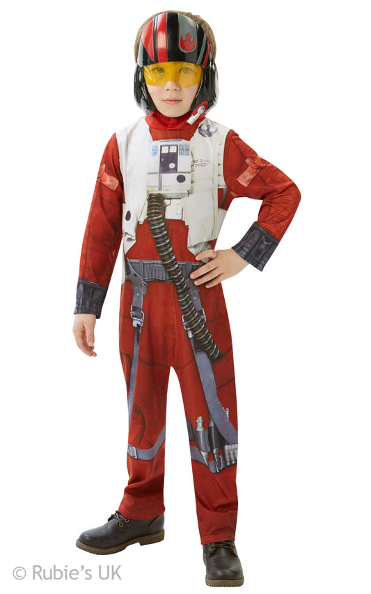 DISNEY STAR WARS - COSTUM X-WING FIGHTER PILOT 5-6 ANI - RUBIE'S (620264M) - Libelula Vesela - Imbracaminte