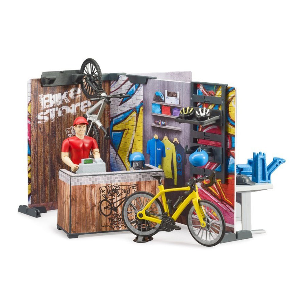 SERVICE SI MAGAZIN DE BICICLETE - BRUDER (BR63120) - Libelula Vesela - Jucarii