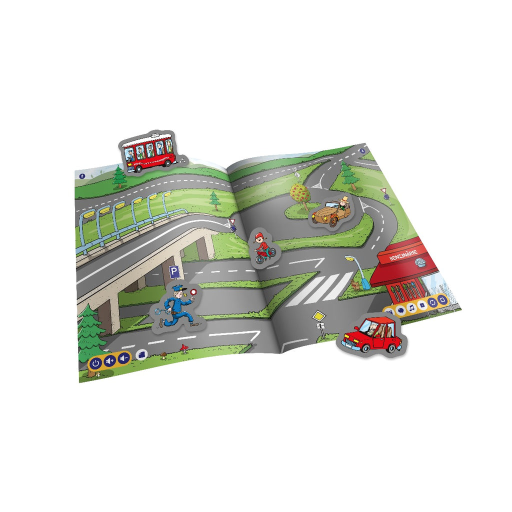 RASPUNDEL ISTETEL, CARTE CU AUTOCOLANTE, MIJLOACE DE TRANSPORT - ALBI (63121) - Libelula Vesela - Carti