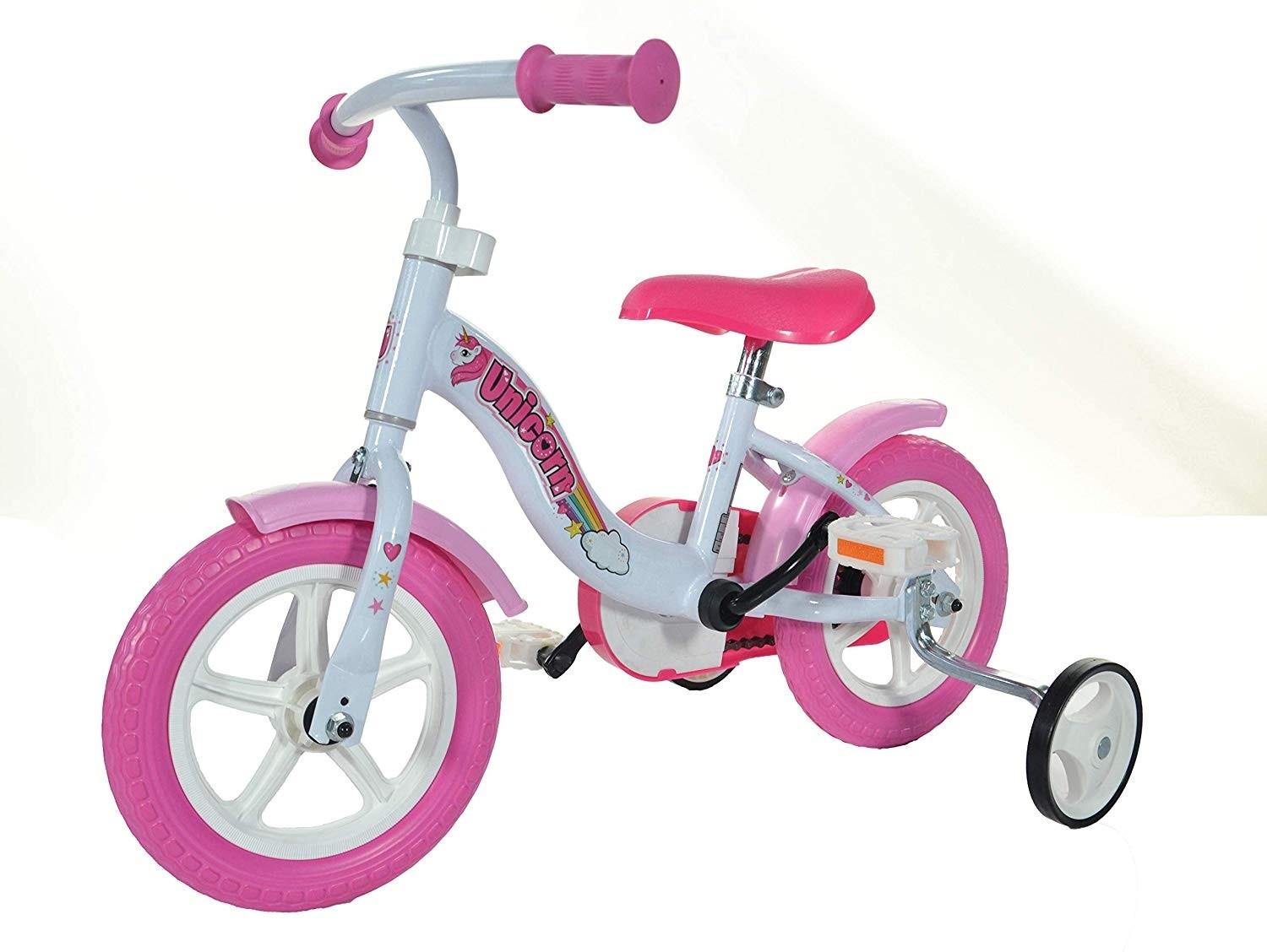 BICICLETA COPII 10'' - UNICORN - DINO BIKES (108L-UN) - Libelula Vesela - Jucarii