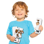 PUZZLE POTRIVESTE LITERELE SI PRONUNTA CUVINTELE - ENG - THE LEARNING JOURNEY (TLJ650028) - Libelula Vesela - Jucarii