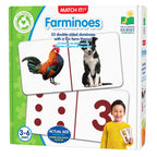 PUZZLE DOMINO ANIMALE DE LA FERMA - THE LEARNING JOURNEY (TLJ117422) - Libelula Vesela - Jucarii