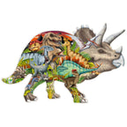 PUZZLE DINOZAURI 200 PIESE - THE LEARNING JOURNEY (TLJ223413) - Libelula Vesela - Jucarii