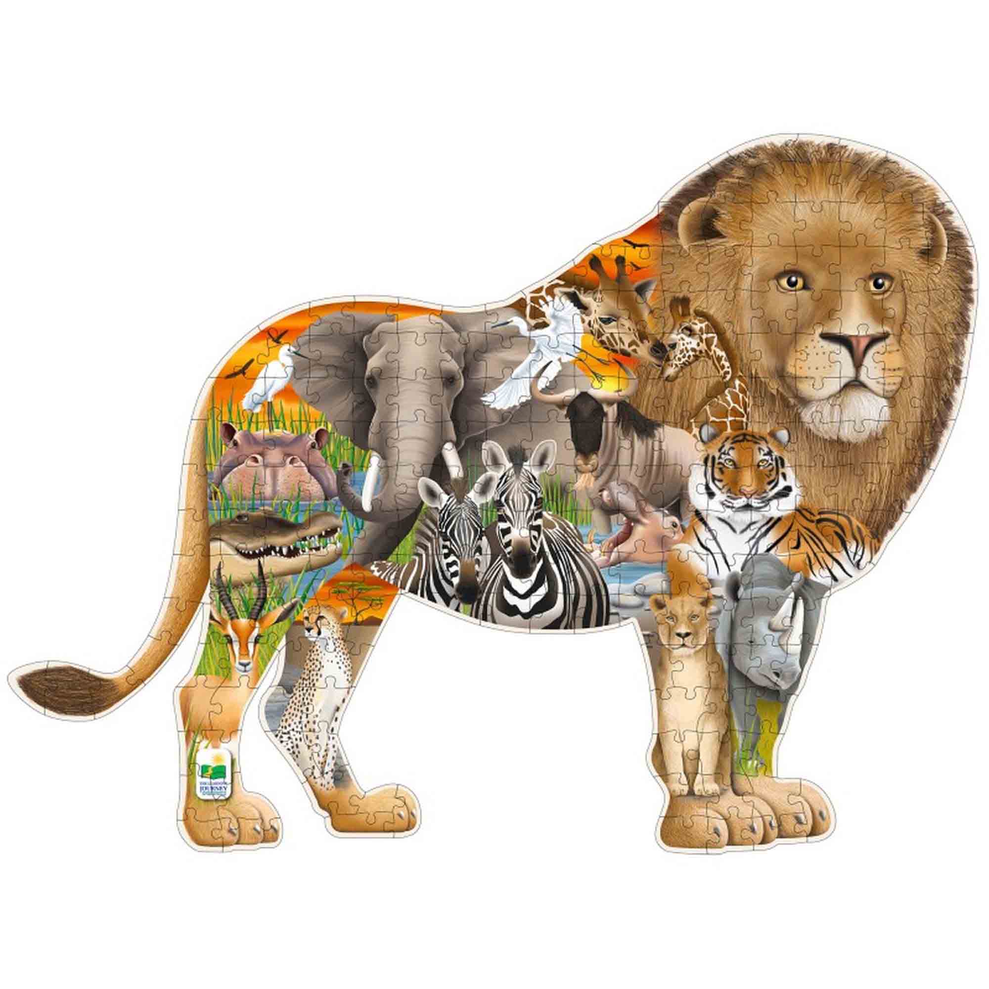 PUZZLE SAFARI 200 PIESE - THE LEARNING JOURNEY (TLJ223697) - Libelula Vesela - Jucarii