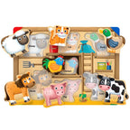 PUZZLE SA INVATAM ANIMALELE DE LA FERMA - THE LEARNING JOURNEY (TLJ285251) - Libelula Vesela - Jucarii