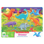 PUZZLE SA INVATAM DINOZAURII - THE LEARNING JOURNEY (TLJ285435) - Libelula Vesela - Jucarii
