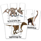 PUZZLE POTRIVESTE CORPUL DINOZAURILOR - THE LEARNING JOURNEY (TLJ345719) - Libelula Vesela - Jucarii