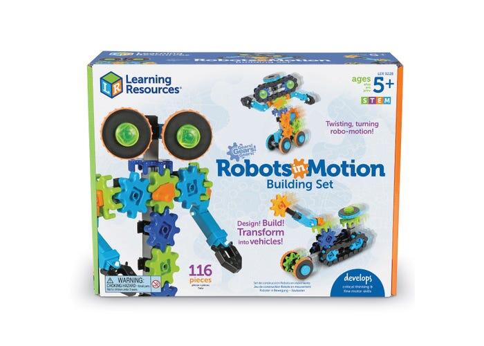 GEARS! GEARS! GEARS! ROBOTELUL IN ACTIUNE - LEARNING RESOURCES (LER9228) - Libelula Vesela - Jucarii