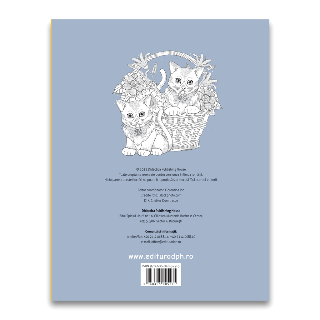 COLOREZ PISICI - CARTE DE COLORAT - DPH (978-606-048-379-3) - Libelula Vesela - Carti