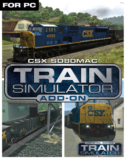 TRAIN SIMULATOR - CSX SD80MAC LOCO ADD-ON (DLC) - STEAM - PC - EU - Libelula Vesela - Jocuri video