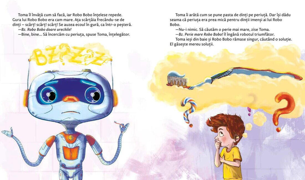 ROBO BOBO SE SPALA PE DINTI - UNIVERS (9789733414407) - Libelula Vesela - Carti