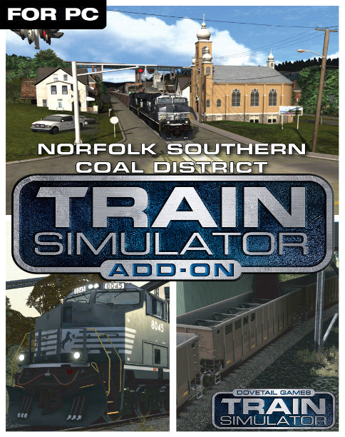 TRAIN SIMULATOR - NORFOLK SOUTHERN COAL DISTRICT ROUTE ADD-ON (DLC) - STEAM - PC - EU - Libelula Vesela - Jocuri video