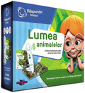 RASPUNDEL ISTETEL - PACHET CARTE LUMEA ANIMALELOR + CREION ELECTRONIC - ALBI (69366) - Libelula Vesela - Jucarii